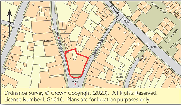 Lot: 74 - PERIOD BUILDING WITH PERMISSION FOR CONVERSION INTO TWO HOUSES -